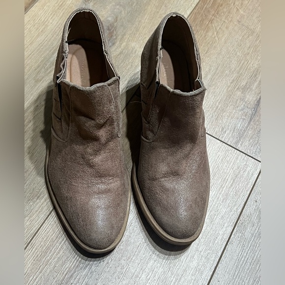 Altar’s State Brown Suede Heeled Ankle Boots Women’s 8 - Picture 2 of 7